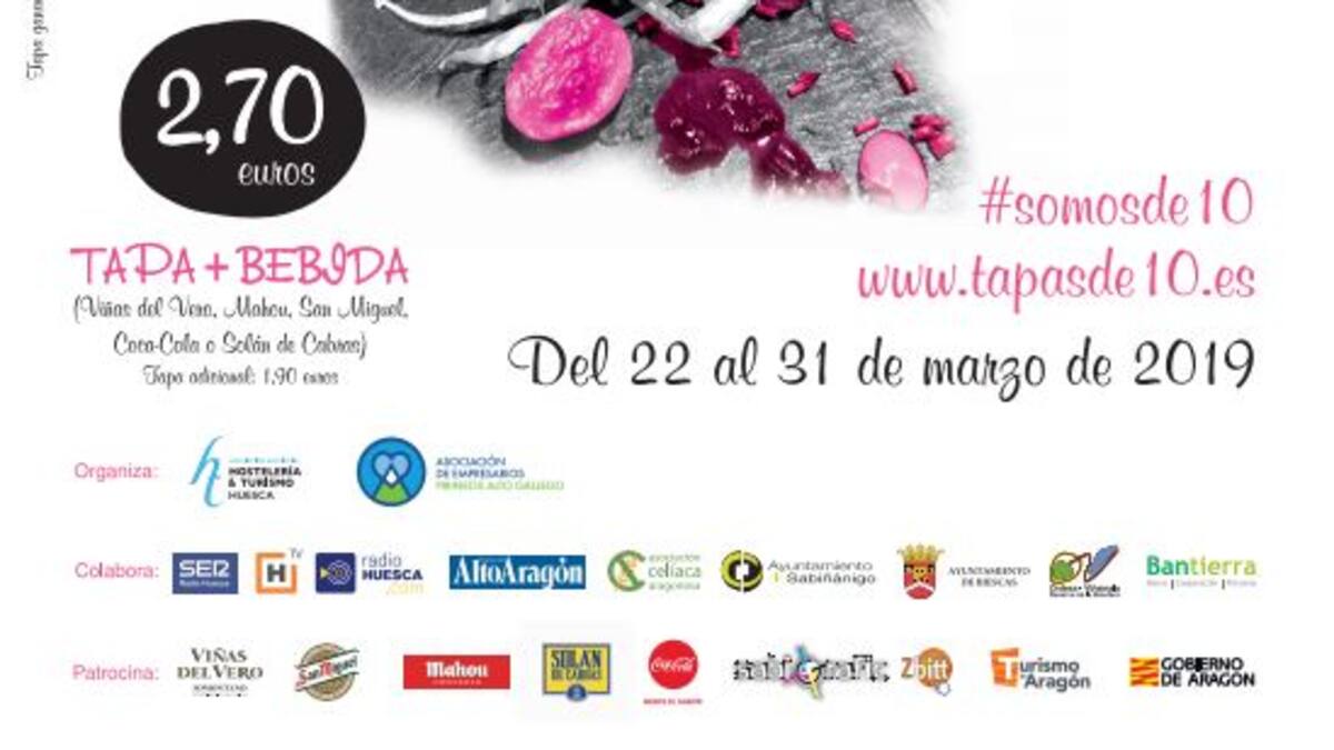 "Tapas 10 del Alto Gállego" en su cuenta atrás