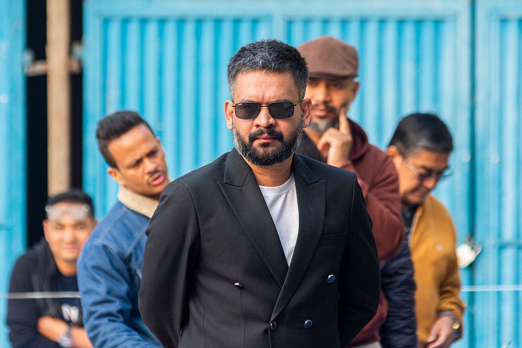 Balendra Shah, conocido popularmente como 'Balen', durante las elecciones anticipadas de Nepal en Katmandú, el 5 de marzo de 2026.