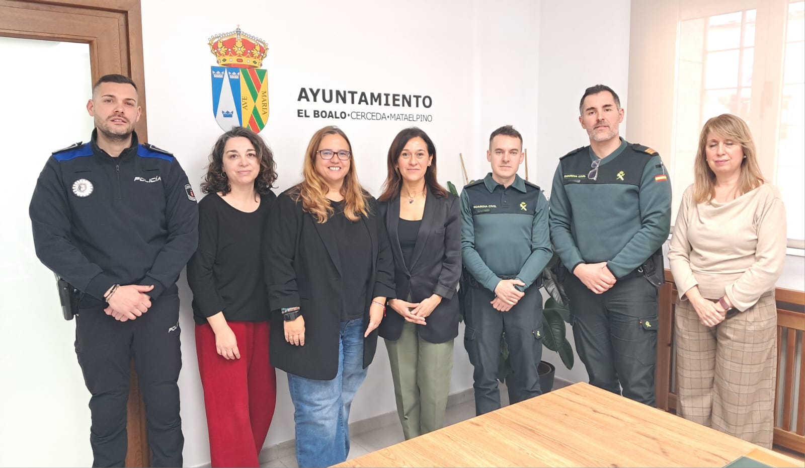 Visita de la subdelegada del Gobierno, Pilar Trinidad Núñez, al Ayuntamiento de El Boalo- Cerceda-Mataelpino