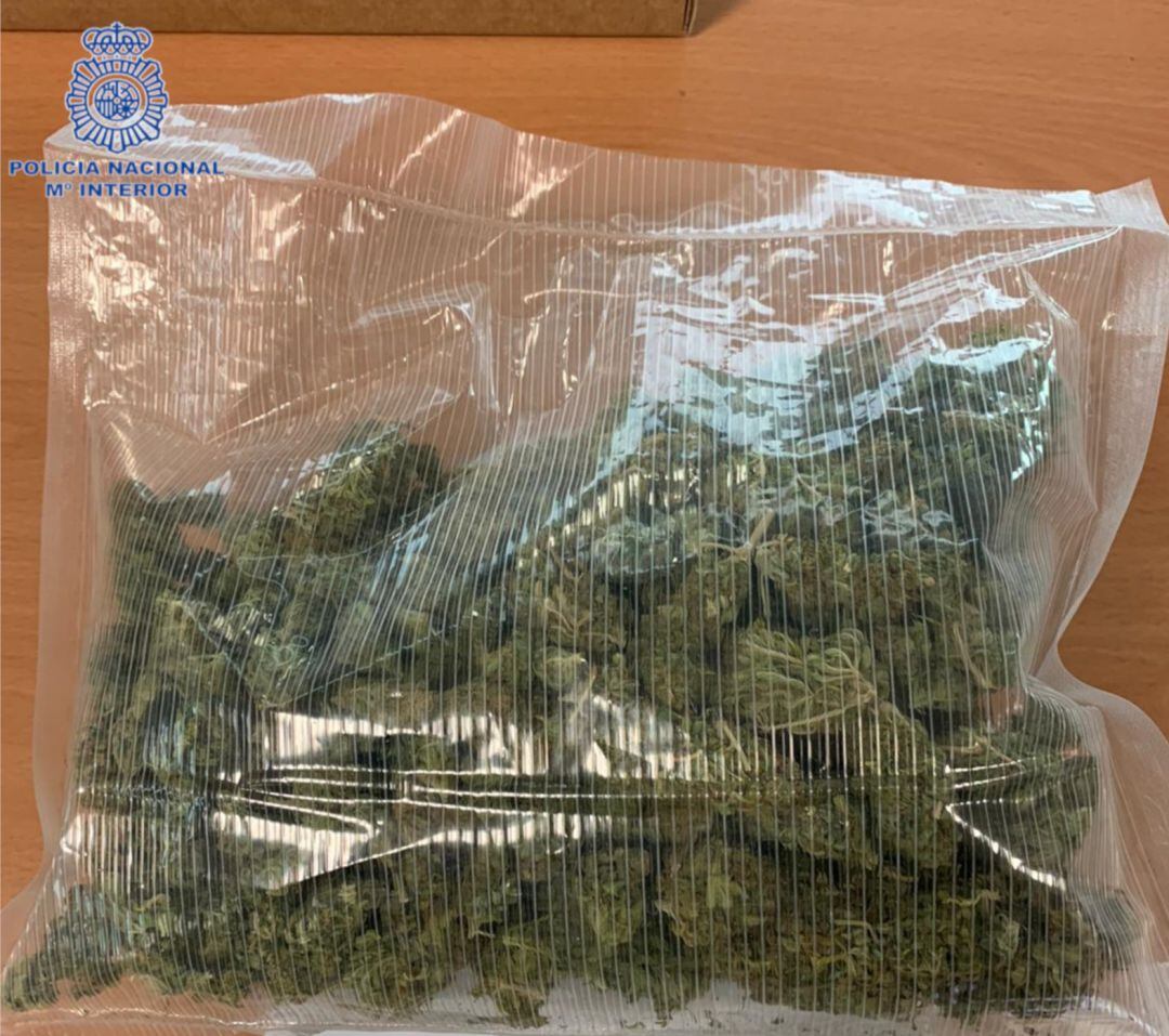 Imagen de la droga incautada