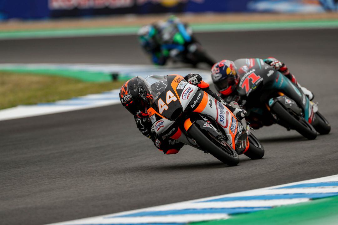 Carrera de Moto 3 en el último Gran Premio de España