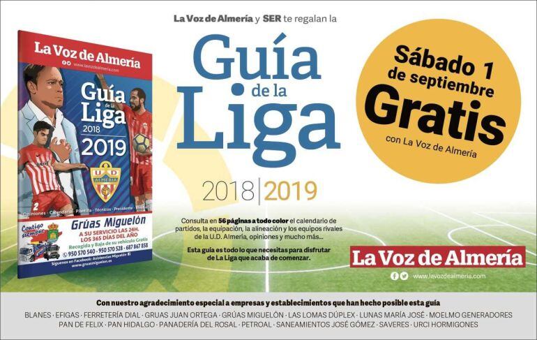 Todo para seguir al Almería por la Segunda División.