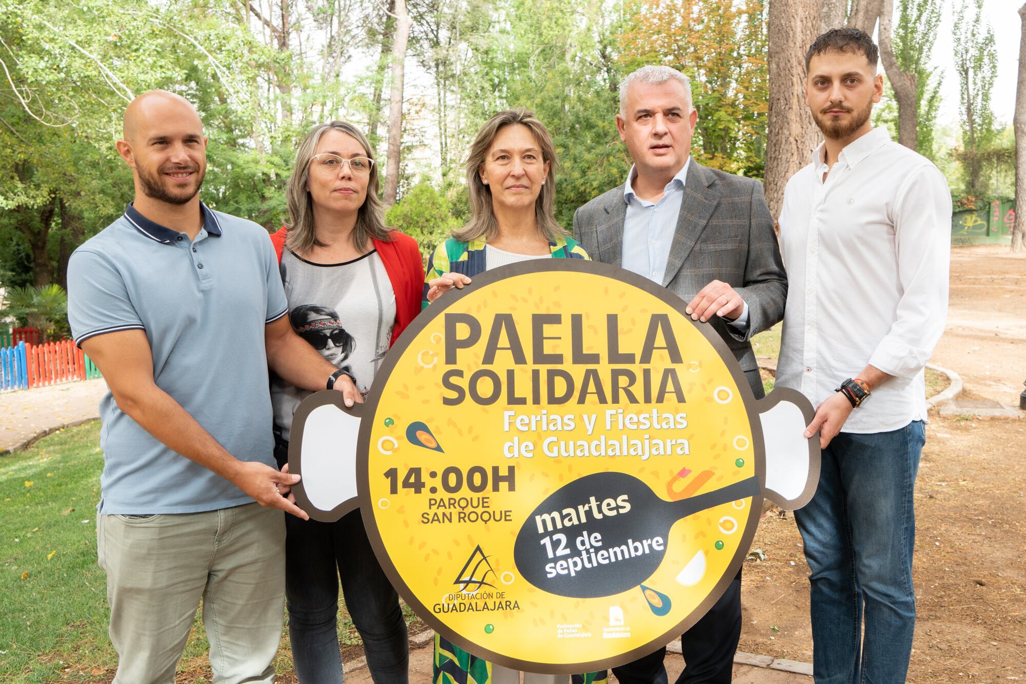 Presentación paella solidaria Guadalajara