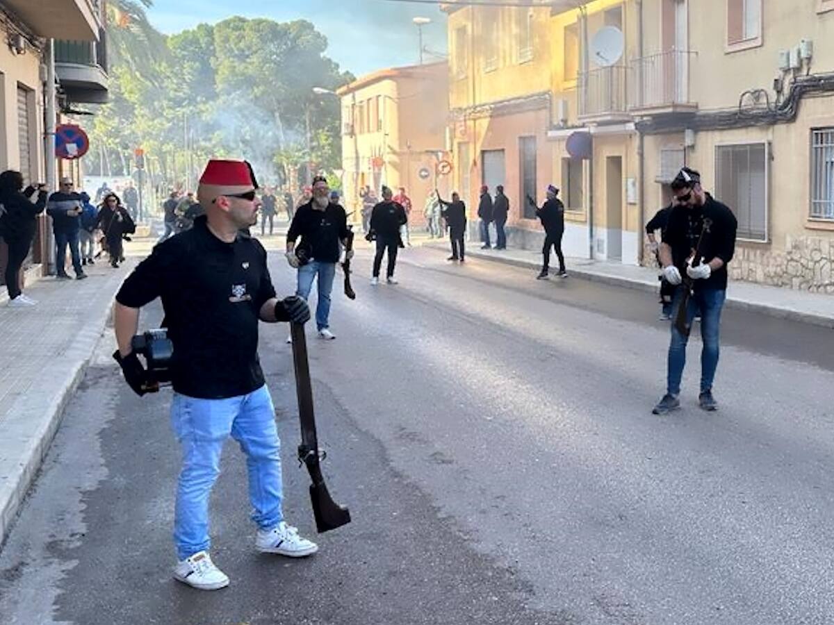 Villena, en el encuentro de arcabucería realizado el pasado sábado en Petrer