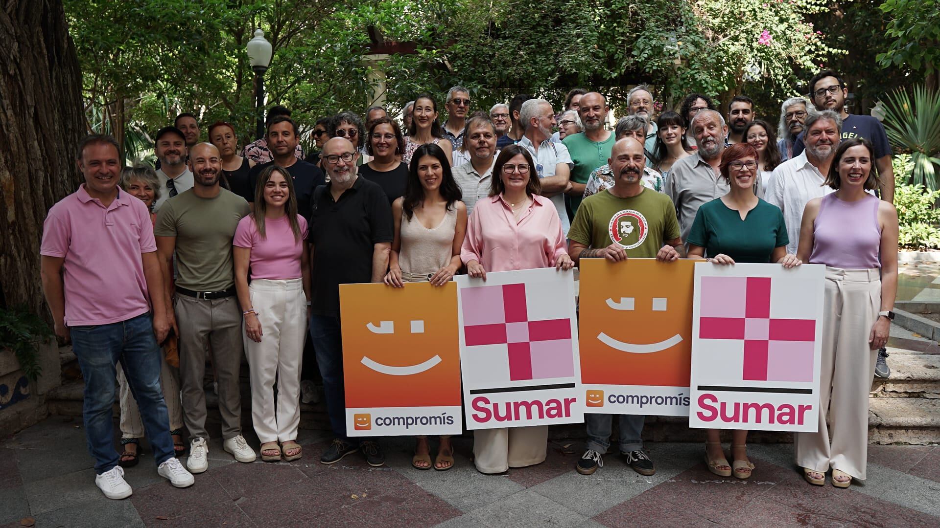 Presentación de la candidatura Compromís-Sumar por la provincia de Alicante