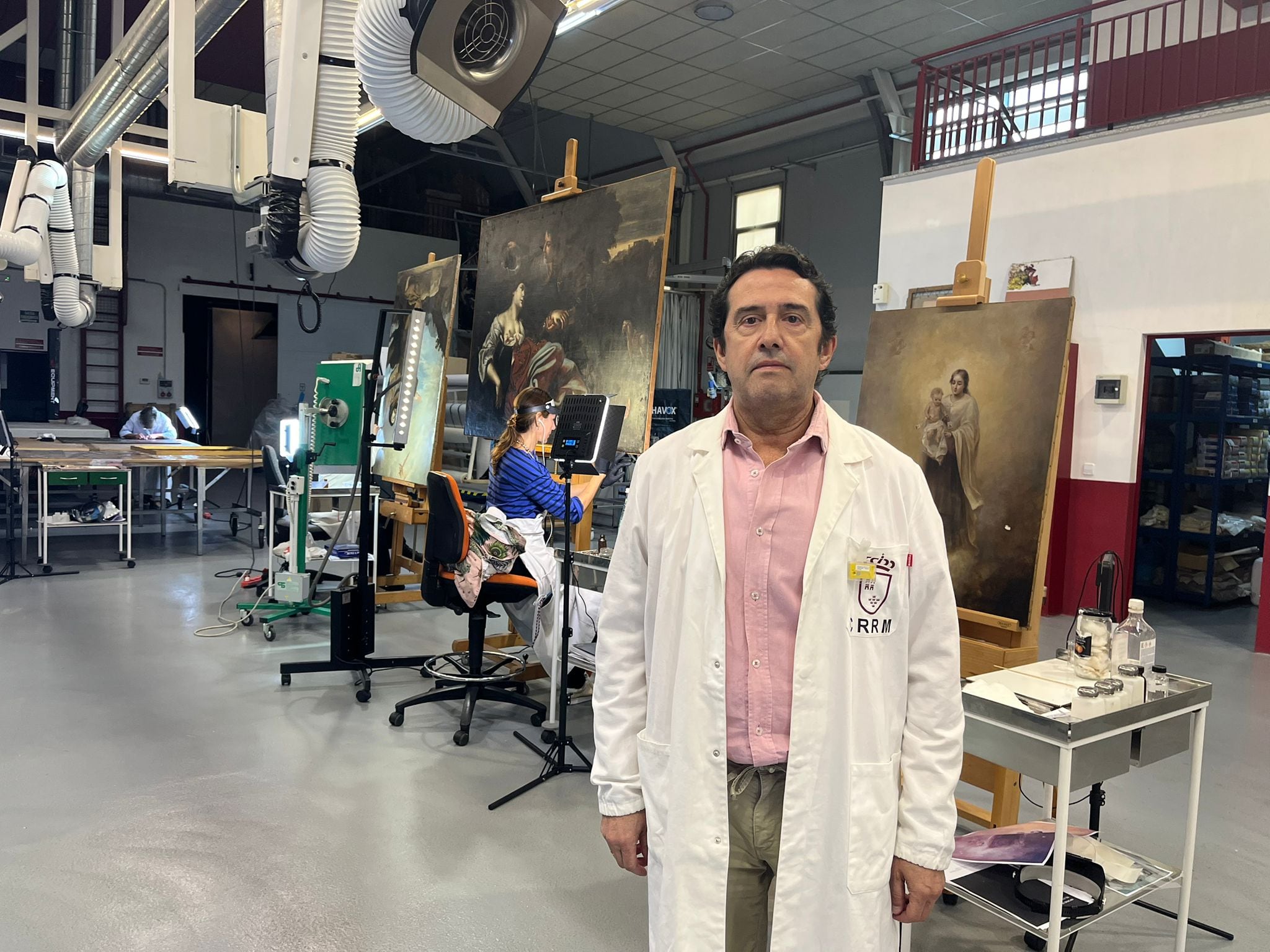 Javier Bernal, director del Centro de Restauración de la Región de Murcia