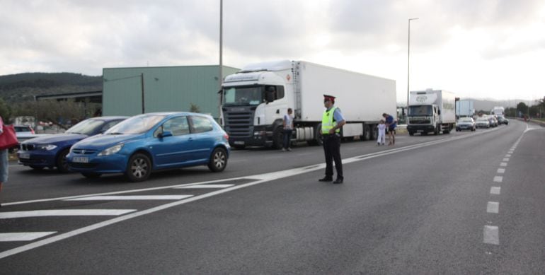 Les protestes per la N340 són habituals els darrers mesos. 