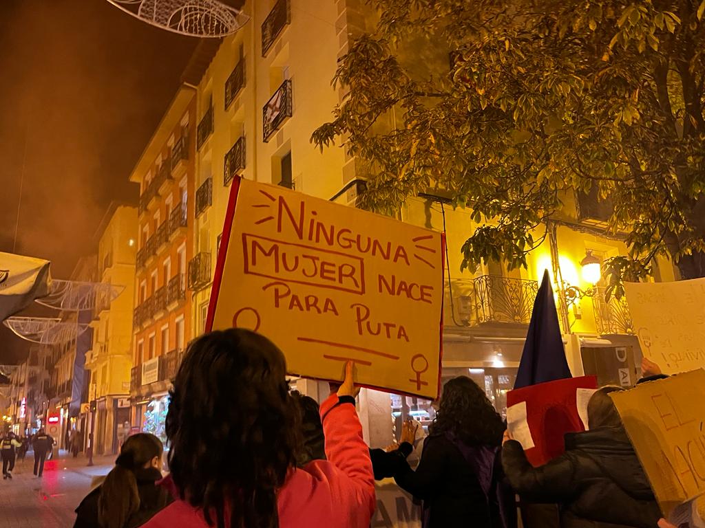 Manifestación 25N en Logroño