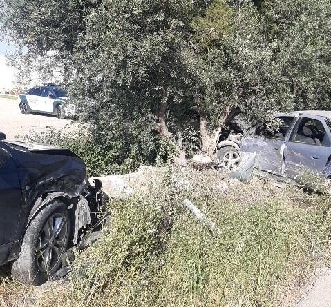 Servicios de emergencias atienden y trasladan al hospital a cuatro heridos en un accidente de circulación en Totana