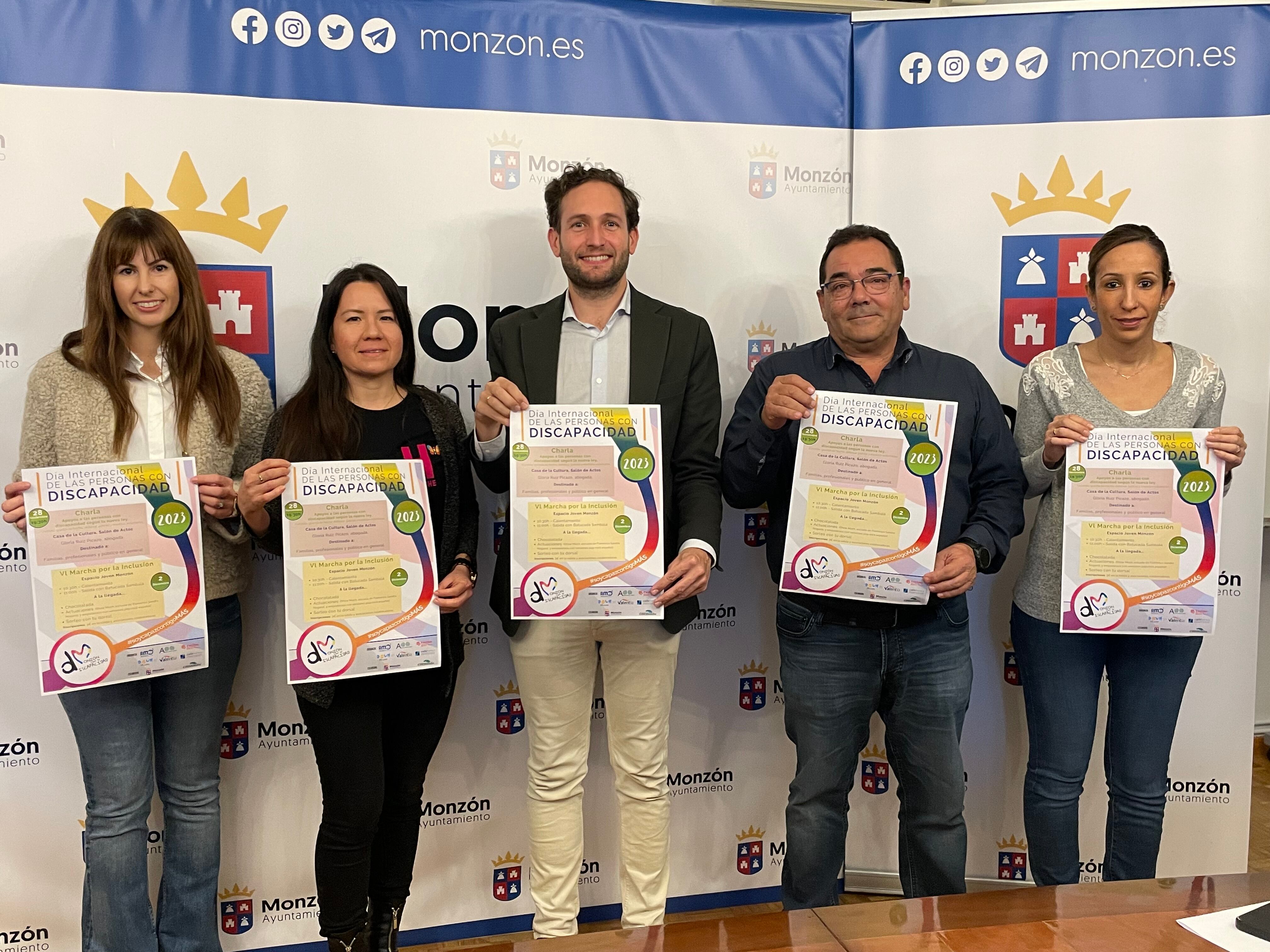 Presentación Marcha por la Inclusión en Monzón