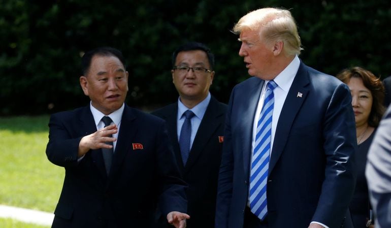 Donald Trump se reúne con Kim Yong-Chol en la Casa Blanca