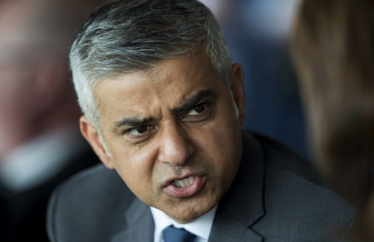 El alcalde de Londres, Sadiq Khan, en una imagen de archivo.