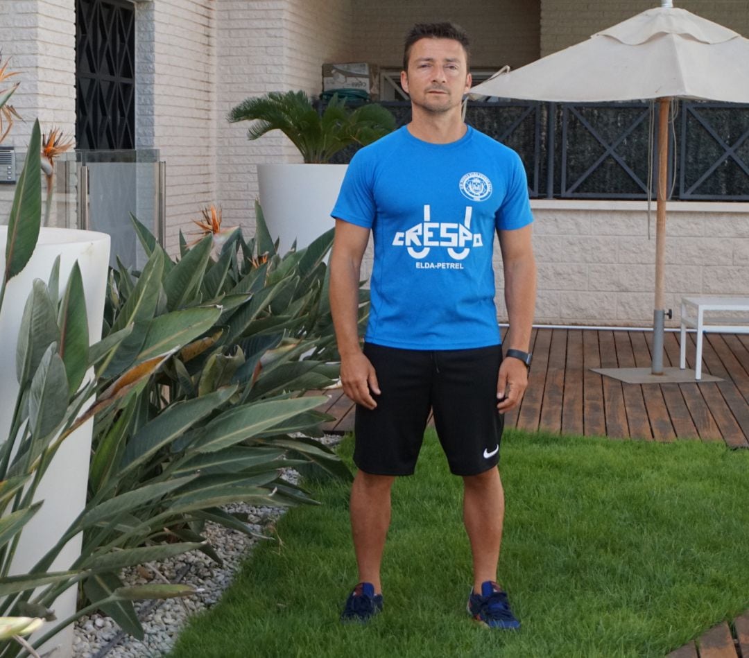 David Valverde "Dada", responsable técnico del Nueva Elda F. S.