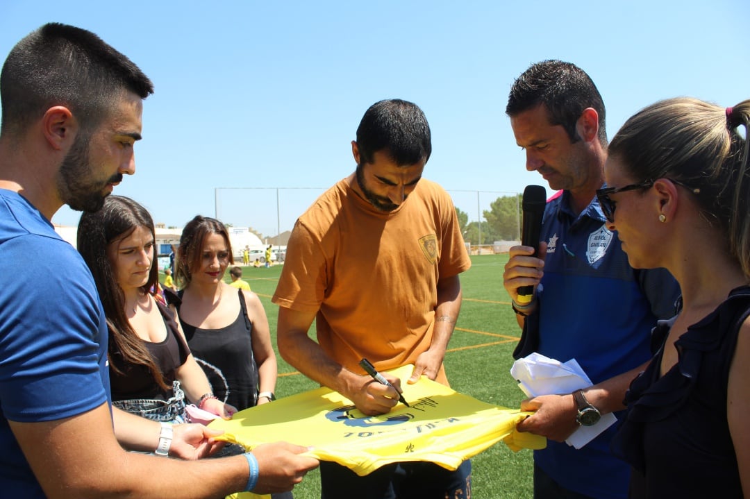 Raúl Albiol en la clausura de la III Edición del Campus Albiol Gavilán