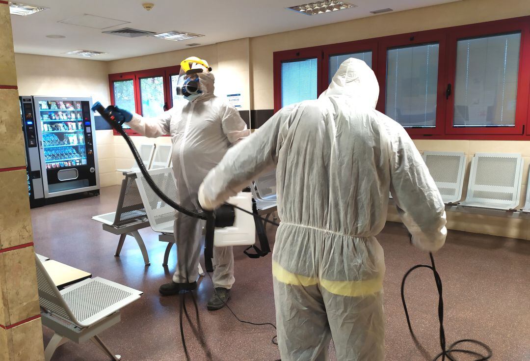 Desinfección Centro de Salud de Azuqueca de Henares