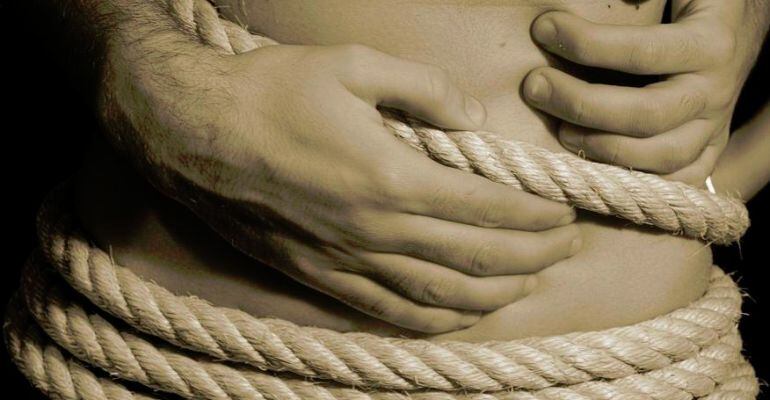 Imatge en motiu de la violència envers les dones