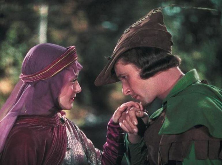 Olivia de Havilland y Errol Flynn en &quot;Robin y Marian&quot;