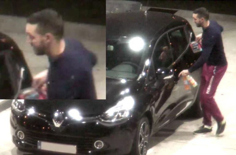 Imagen cedida por la Políca de Bélgica el 24 de noviembre del 2015 de Mohamed Abrini, de 31 años, en una gasolinera de Ressons