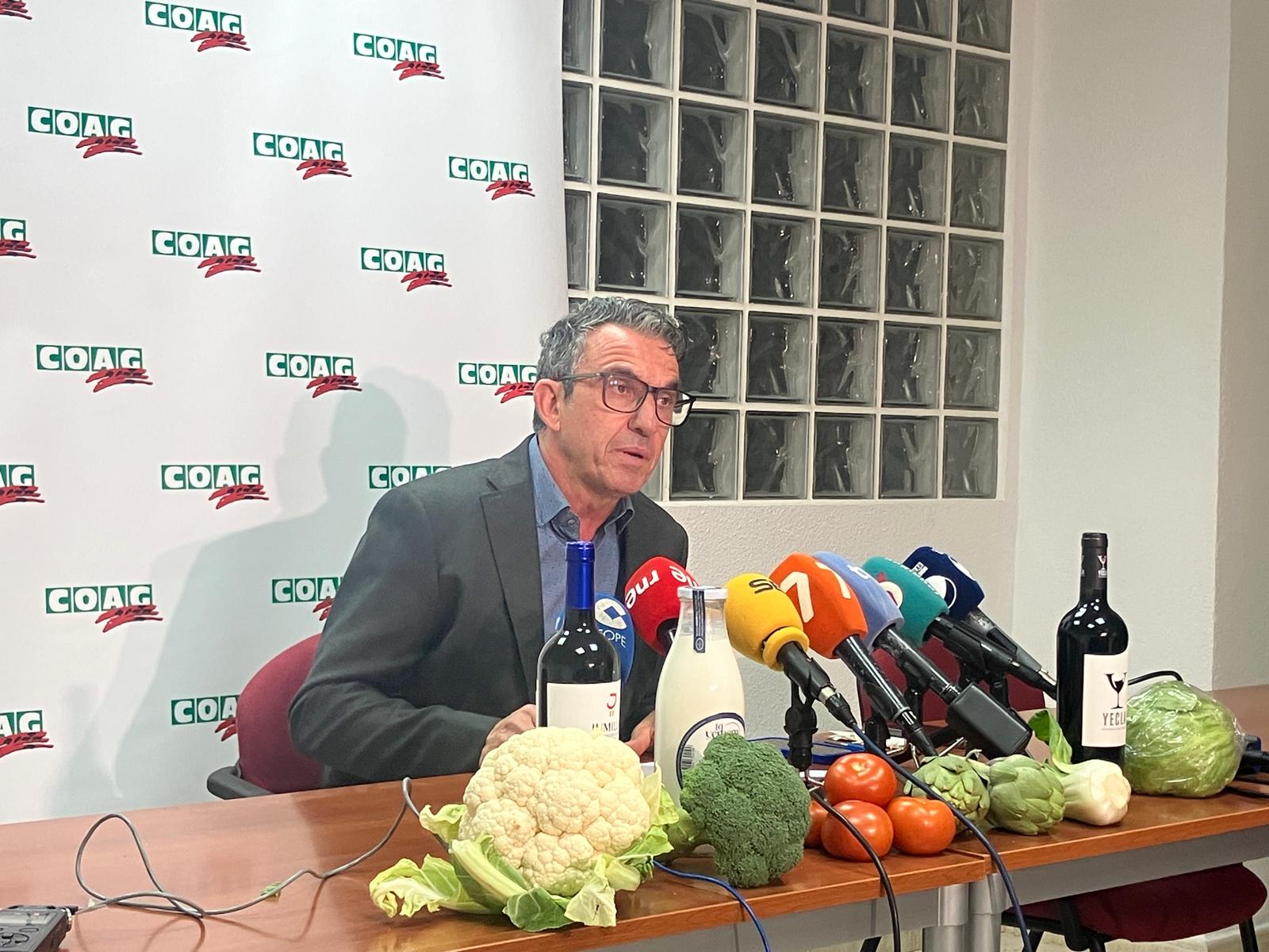 José Miguel Marín, presidente regional de COAG