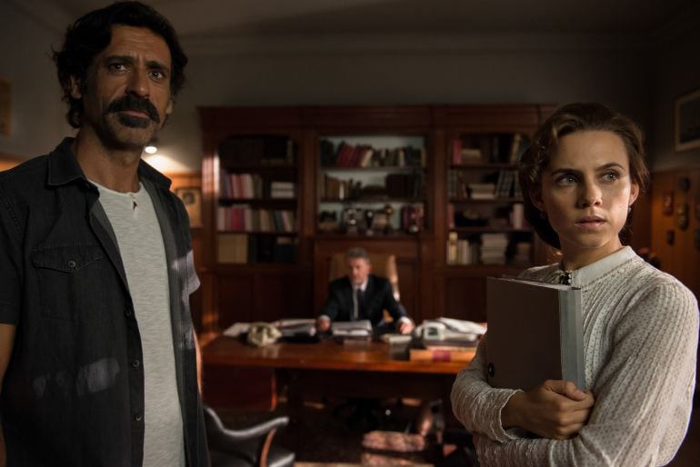 Nacho Fresneda y Aura Garrido, los actores protagonistas de &#039;El Ministerio del Tiempo&#039;