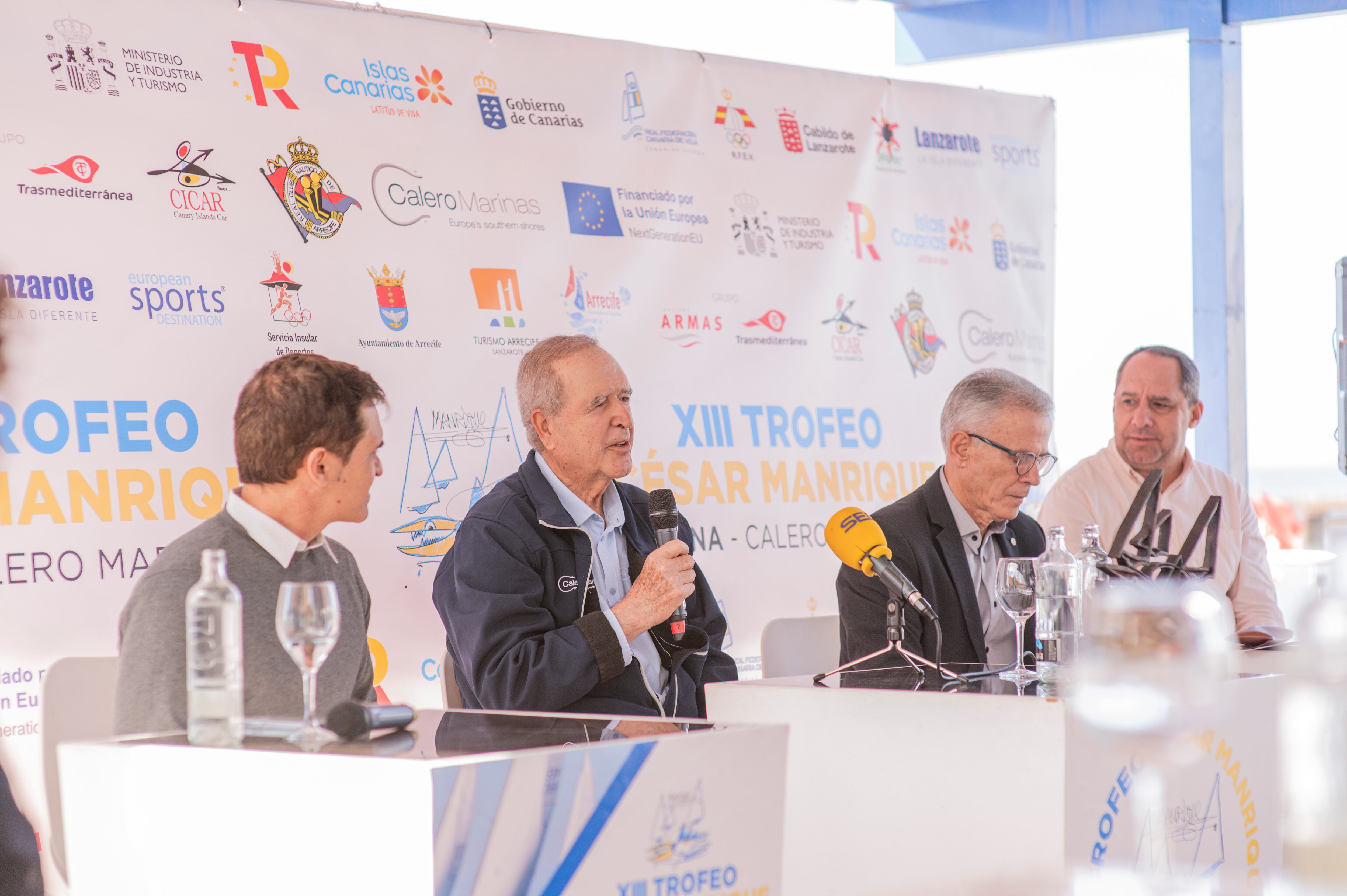 Presentación del Trofeo César Manrique RCNA–Calero Marinas.