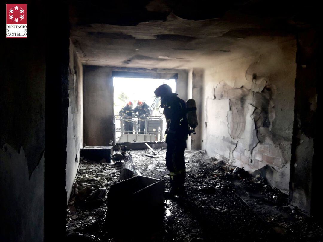 Incendio vivienda en Vila-real