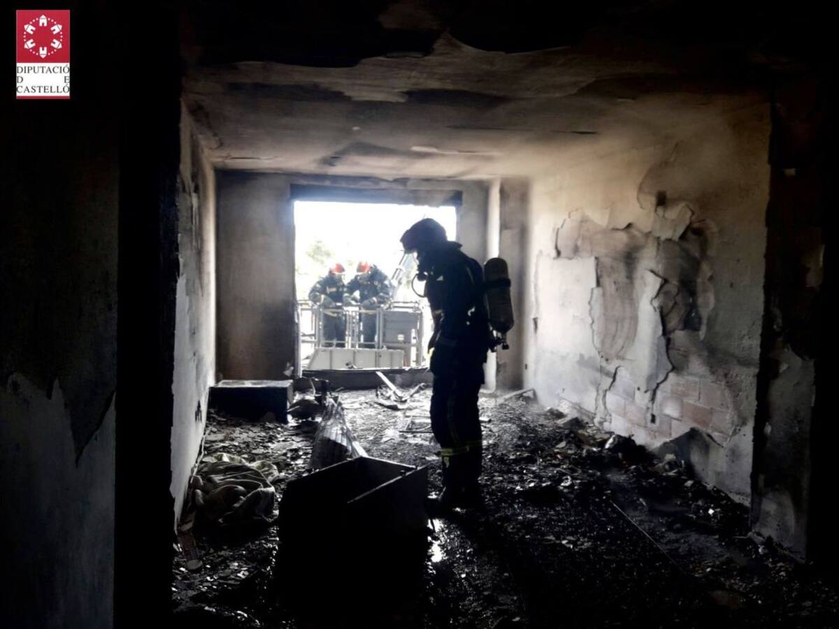 Incendio en una vivienda de Vila-real