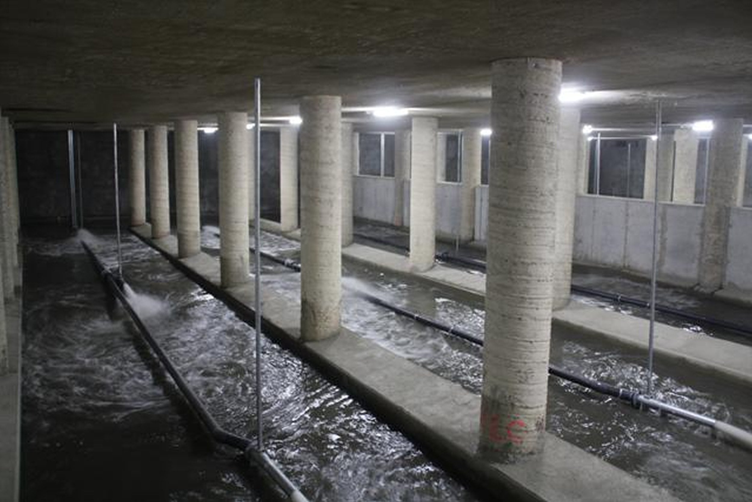 Revisión de imbornales y pasos inferiores de agua en València.