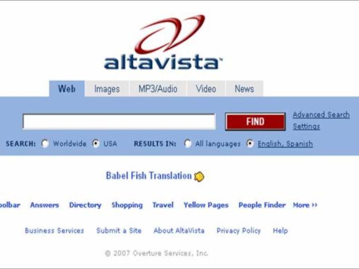 El cierre de Altavista, un clásico en Internet