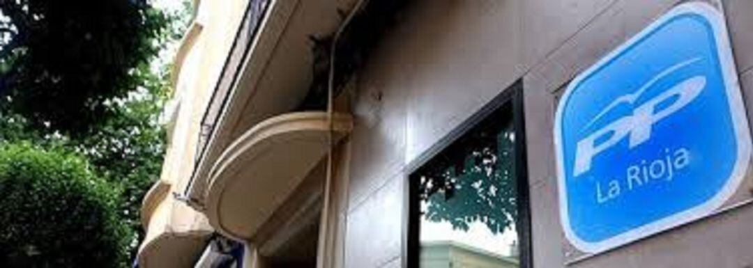 Imagen de archivo de la sede del PP en La Rioja.