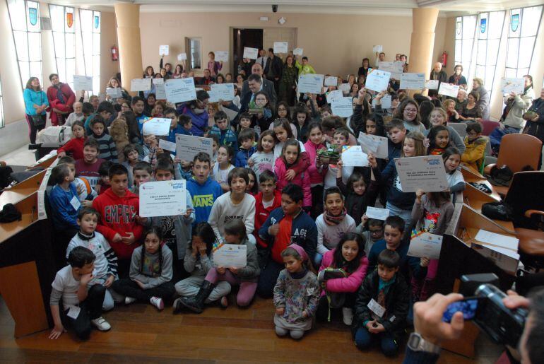 Premiados en el Concurso de Belenes de la Diputación Provincial.