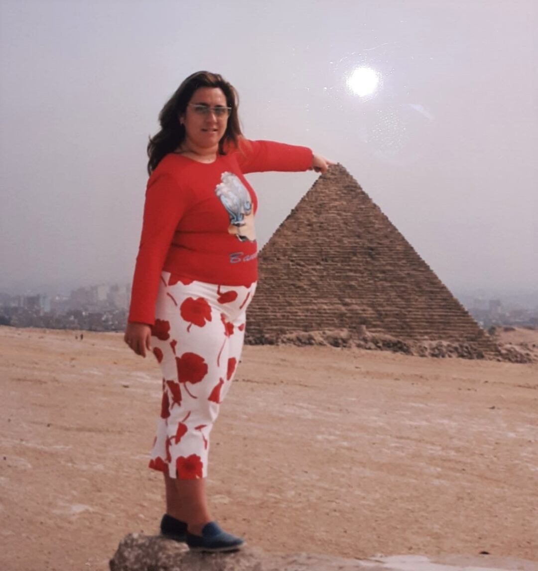 Verónica  Cabanillas en Egipto