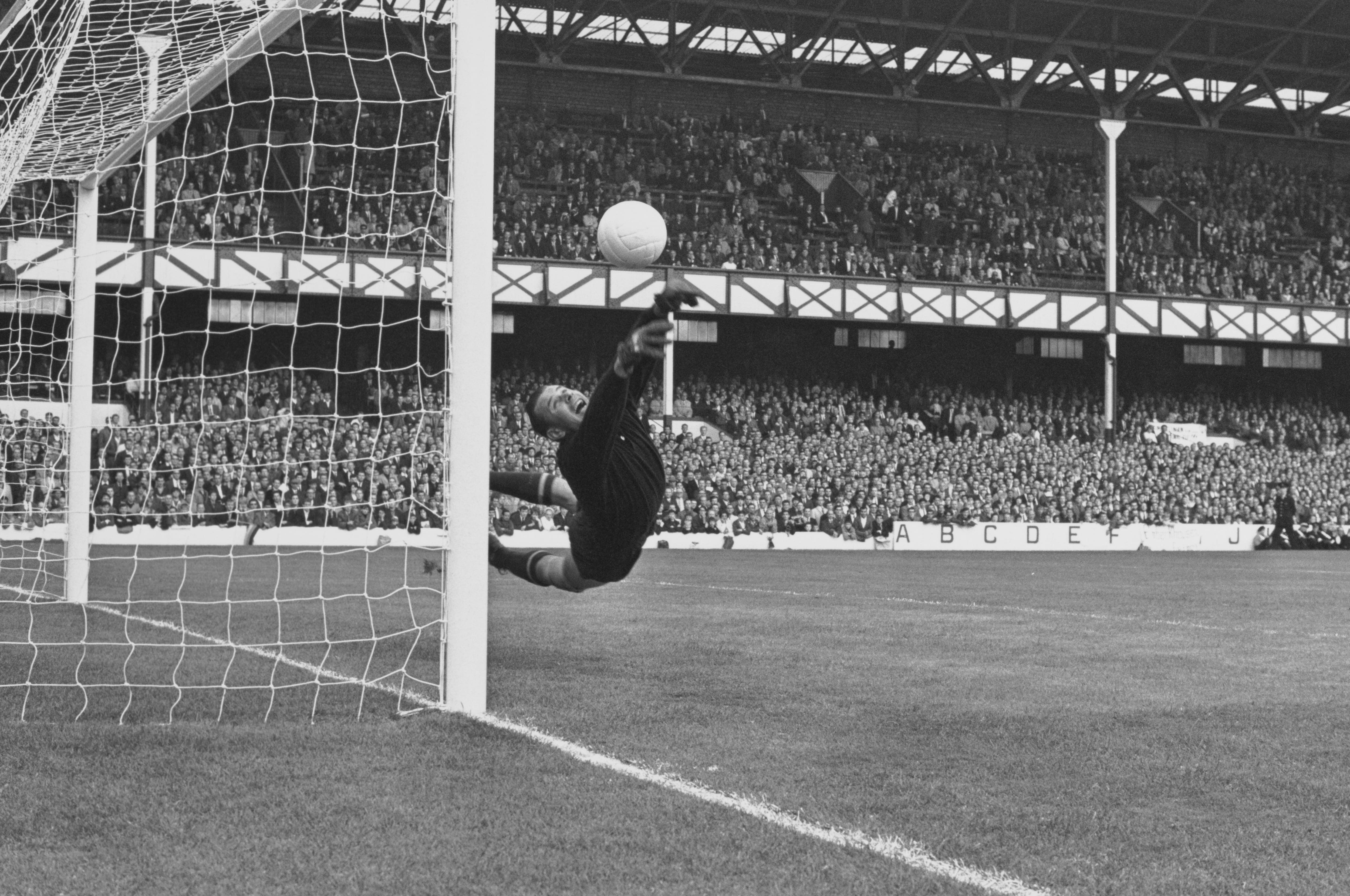 Lev Yashin durante un partido con la URSS de 1966.