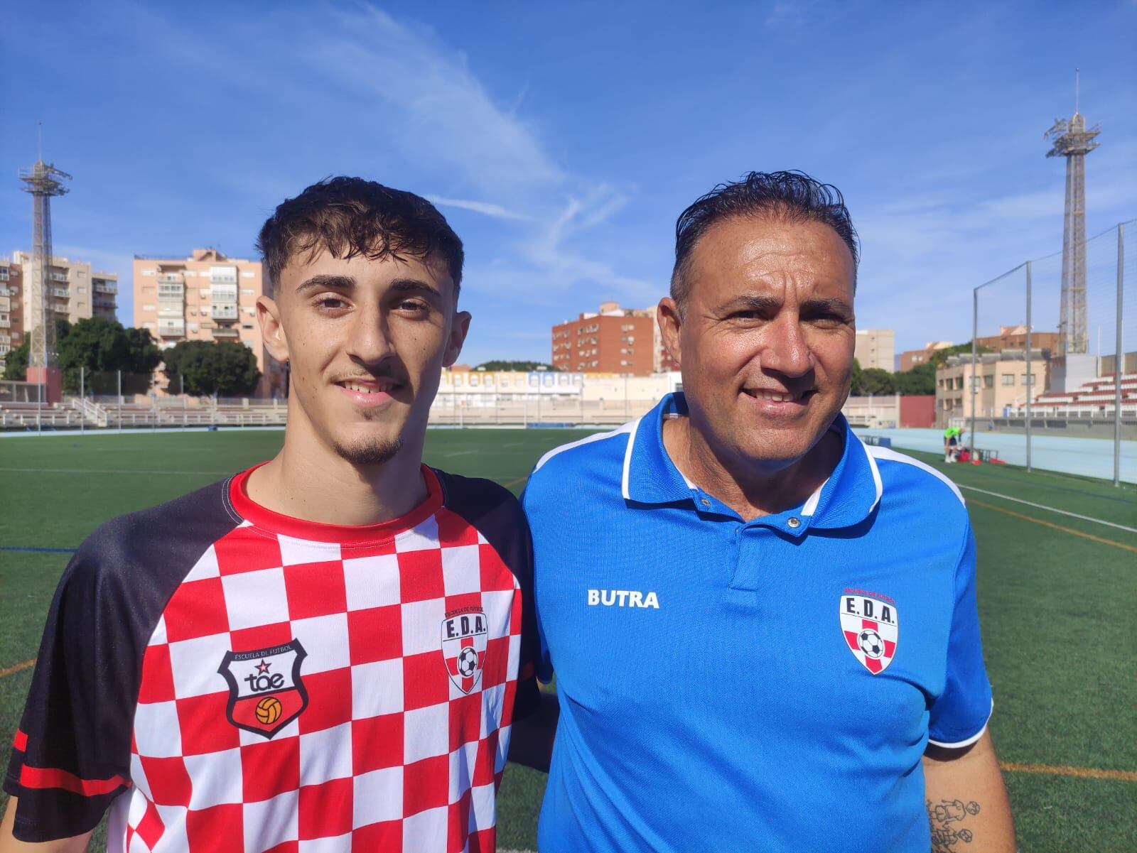 Álex y Butra forman una familia futbolera de categoría en la Escuela EDA.