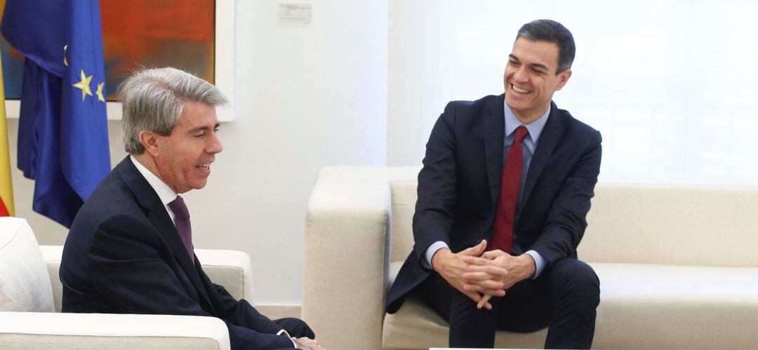 Reunión de Pedro Sánchez con el presidente de la Comunidad de Madrid, Ángel Garrido