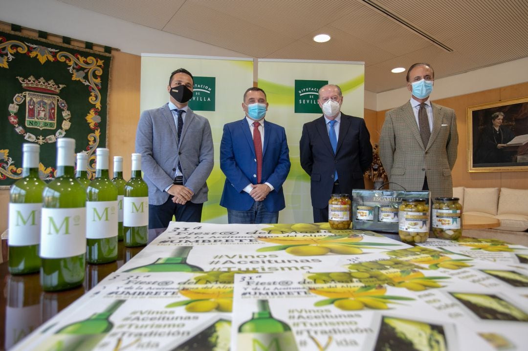 Imagen de archivo de la presentación de la Feria del Mosto y la Aceituna Fina del Aljarafe 2020