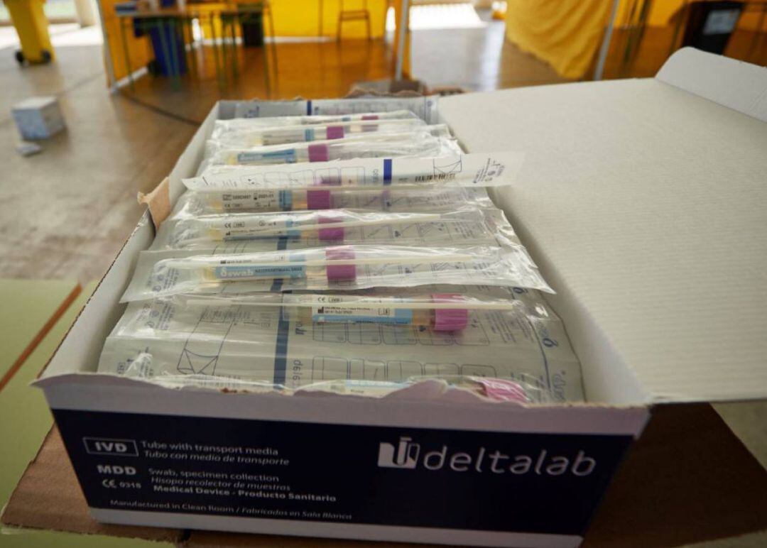 Material dispuesto para realizar PCR de diagnóstico de Covid-19, en una imagen de archivo.