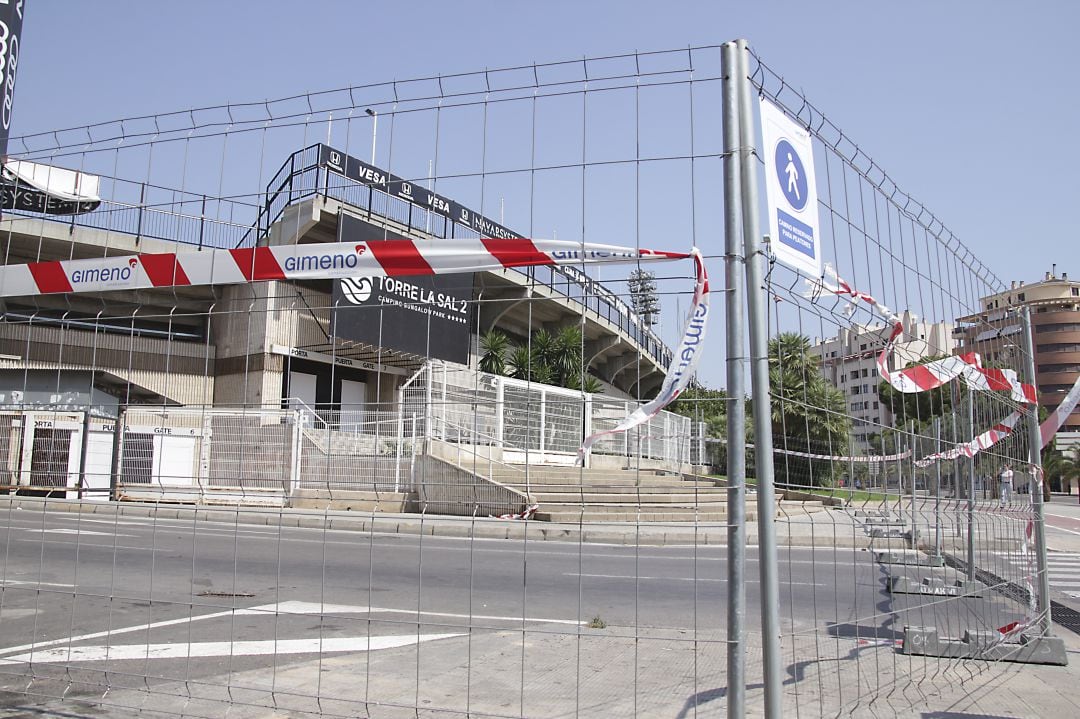 Obras en el estadio Castalia