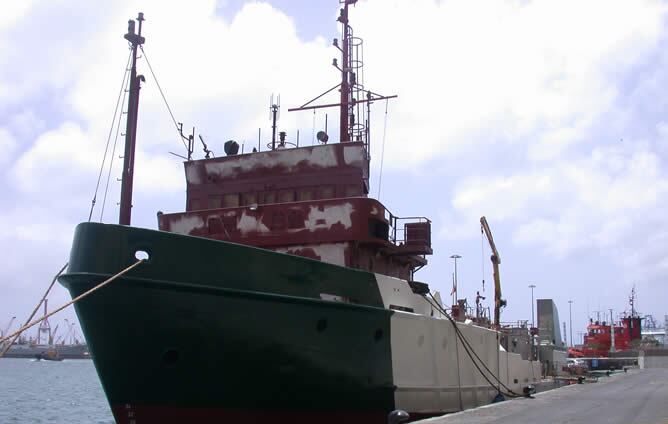 Imagen del barco &quot;Río Tajo&quot;, segundo patrullero de altura de la Guardia Civil