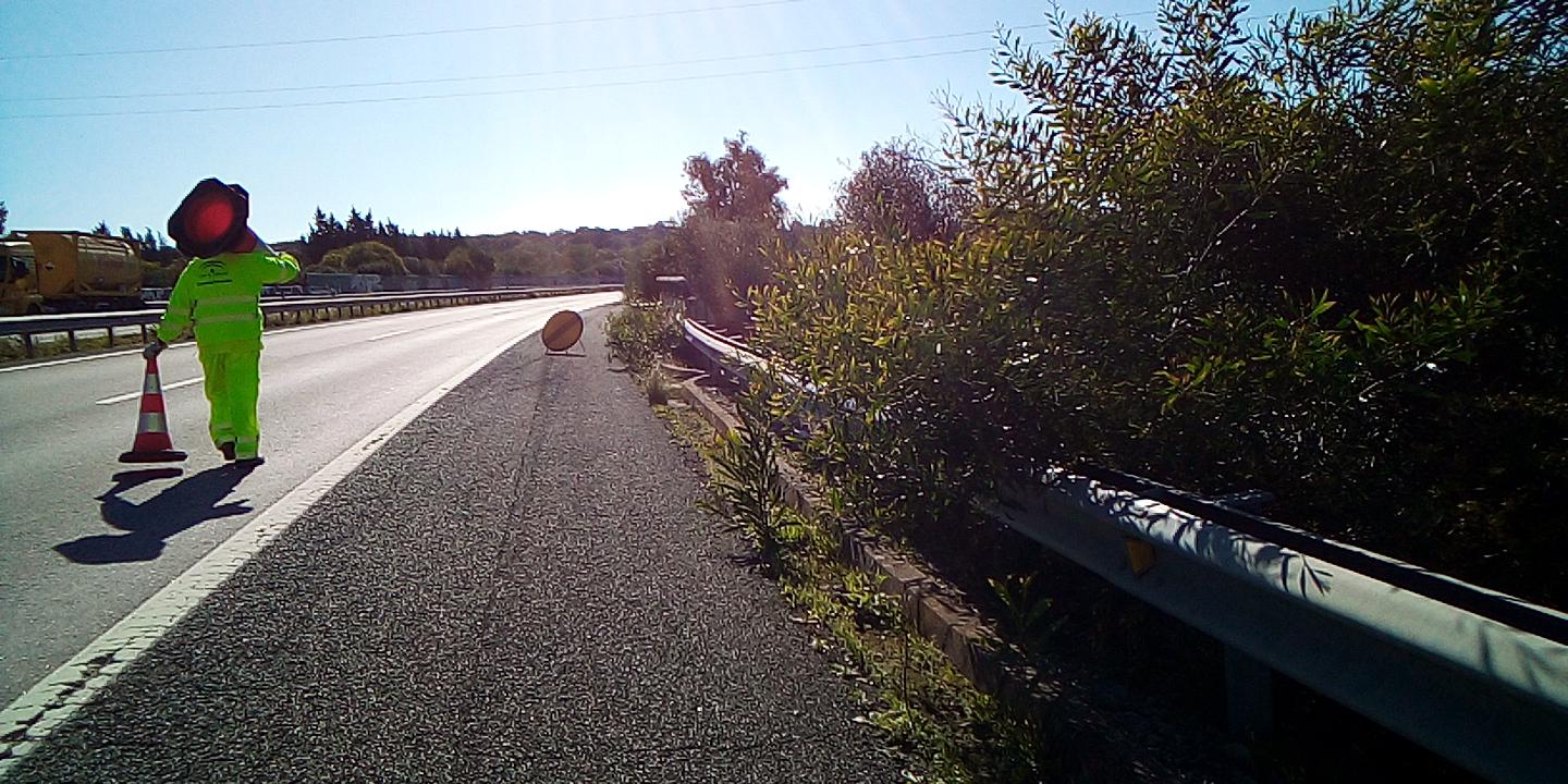 Obras en las carreteras de la provincia de Cádiz