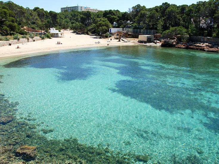 Chiringuito en cala Gració