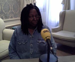 Whoopi Goldberg en el Hotel Palace de Barcelona