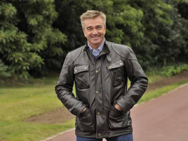 Carles Francino a su llegada a Barcelona