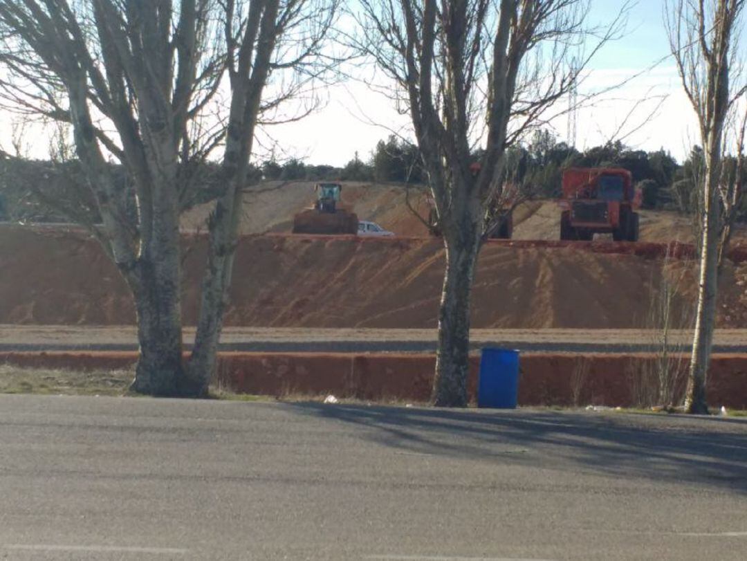 Obras en la Autovía del Duero