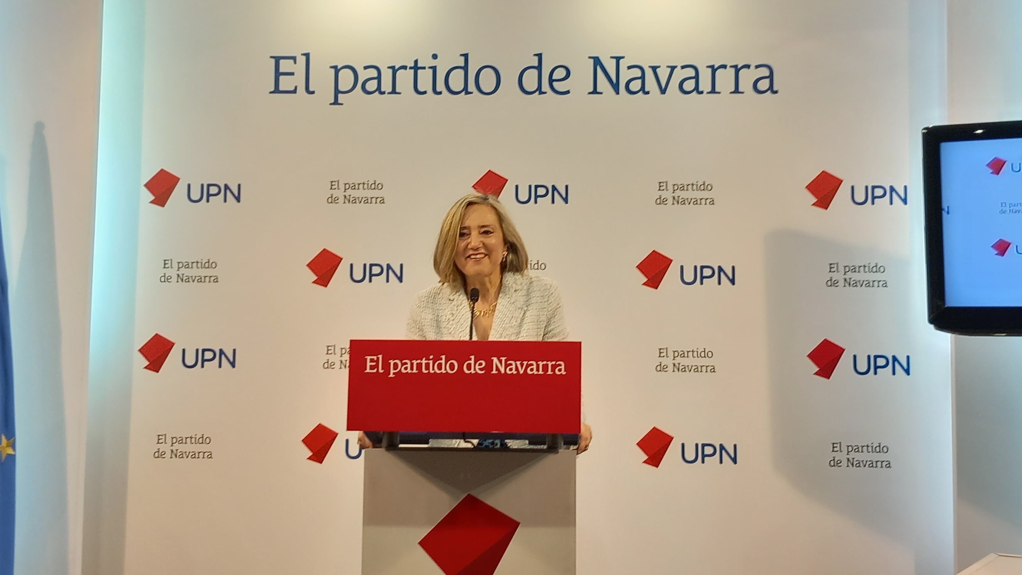 Cristina Ibarrola en la sede de UPN en Pamplona. Cadena SER