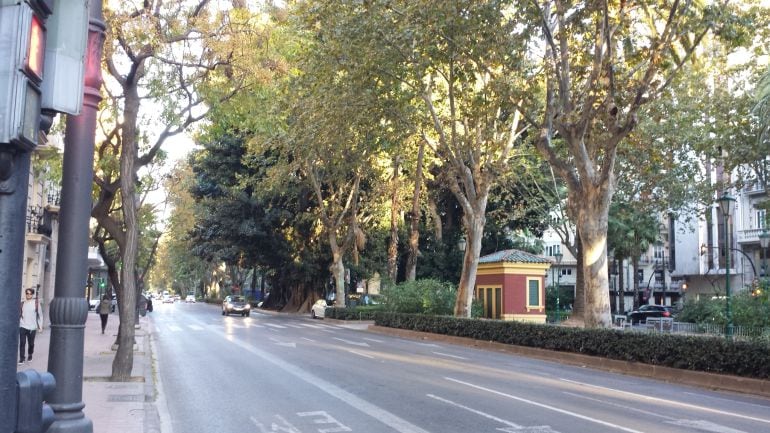 Imagen de archivo de la Gran Vía Marqués del Turia de València