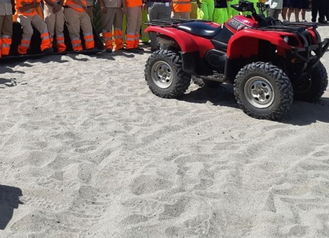 Uno de los quads que se utilizarán en La Línea.