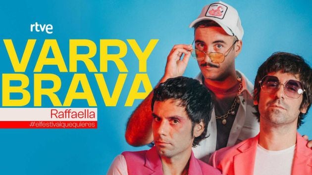 Los componentes de Varry Brava; Óscar Ferrer, Aarón Saez y Vicente Illescas, preparados para competir en el Benidorm Fest con &#039;Raffaella&#039;