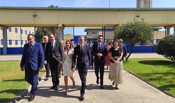 Marlaska en la prisión de Alcolea del Río