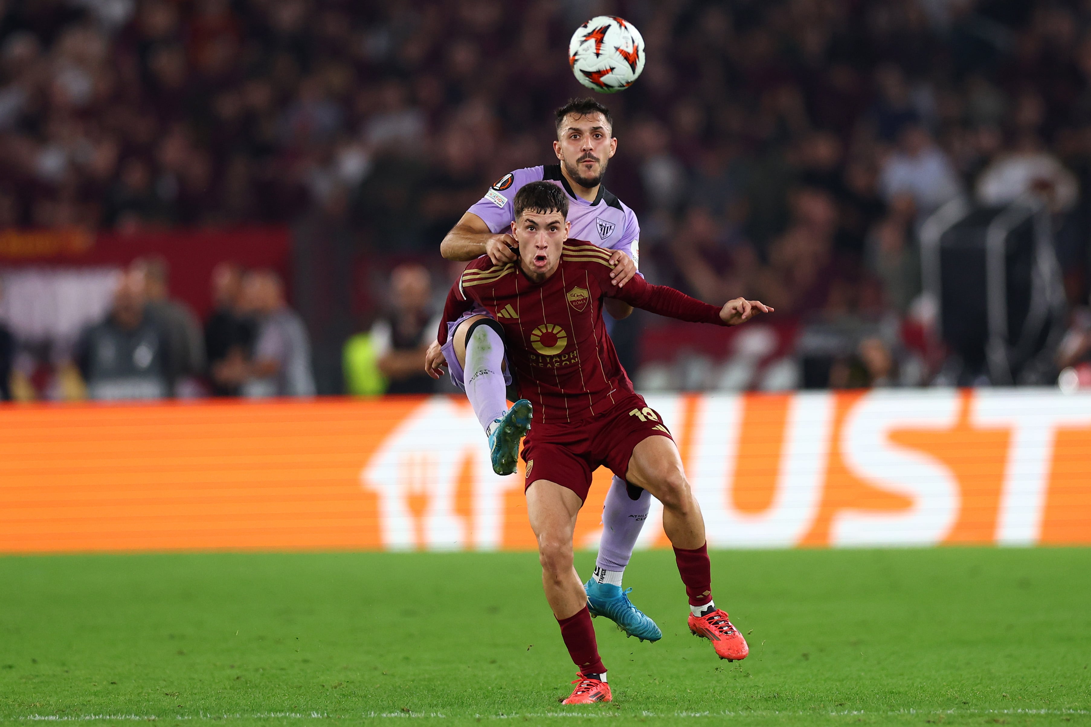 Aitor Paredes, autor del gol del Athletic frente a la Roma